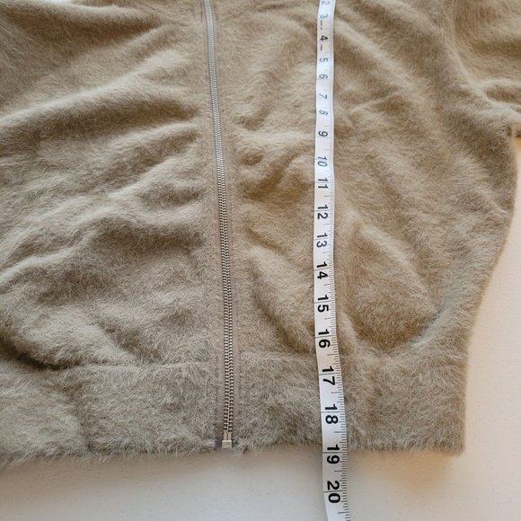 Whitney Simmons X Gymshark Eyelash Knit Jacket S Cement Brown - Picture 5 of 9